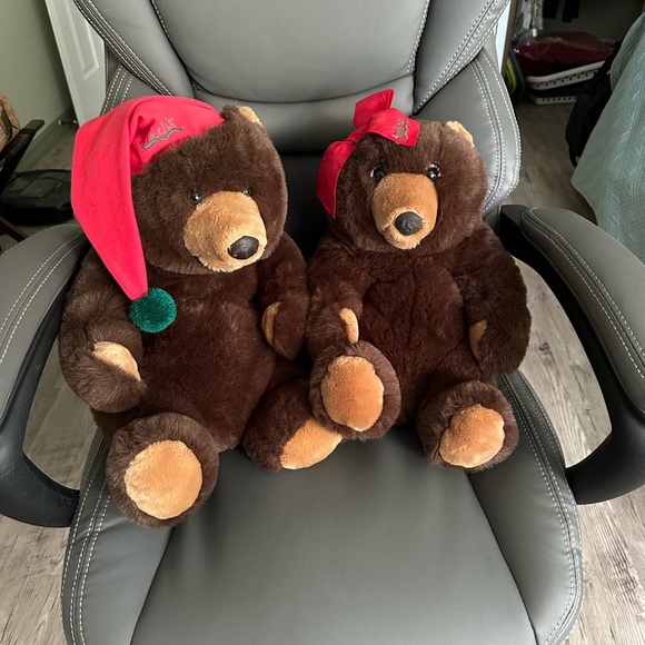 Felix and Felicia Filene Christmas Bears - Picture 2 of 2